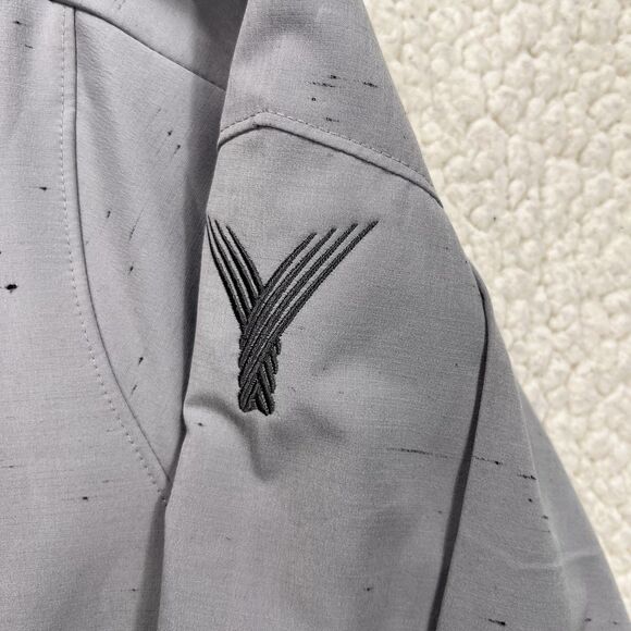 TravisMathew Annual Leave Hoodie Men’s L Heather Grey Performance Full Zip - Picture 5 of 12